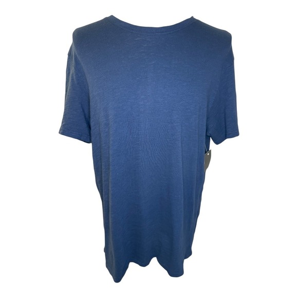 14th & Union Mens Blue Cotton Crew Neck Short Sleeve T-Shirt NWT - Picture 1 of 6